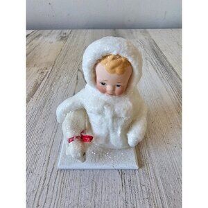 Elaine roesle oH lammie lamb child Saint Nicholas no children 2000 figurine Xmas